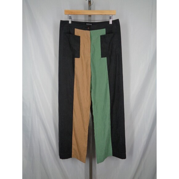 Pastiche Colorblock Straight Pants Size XL - Picture 1 of 11